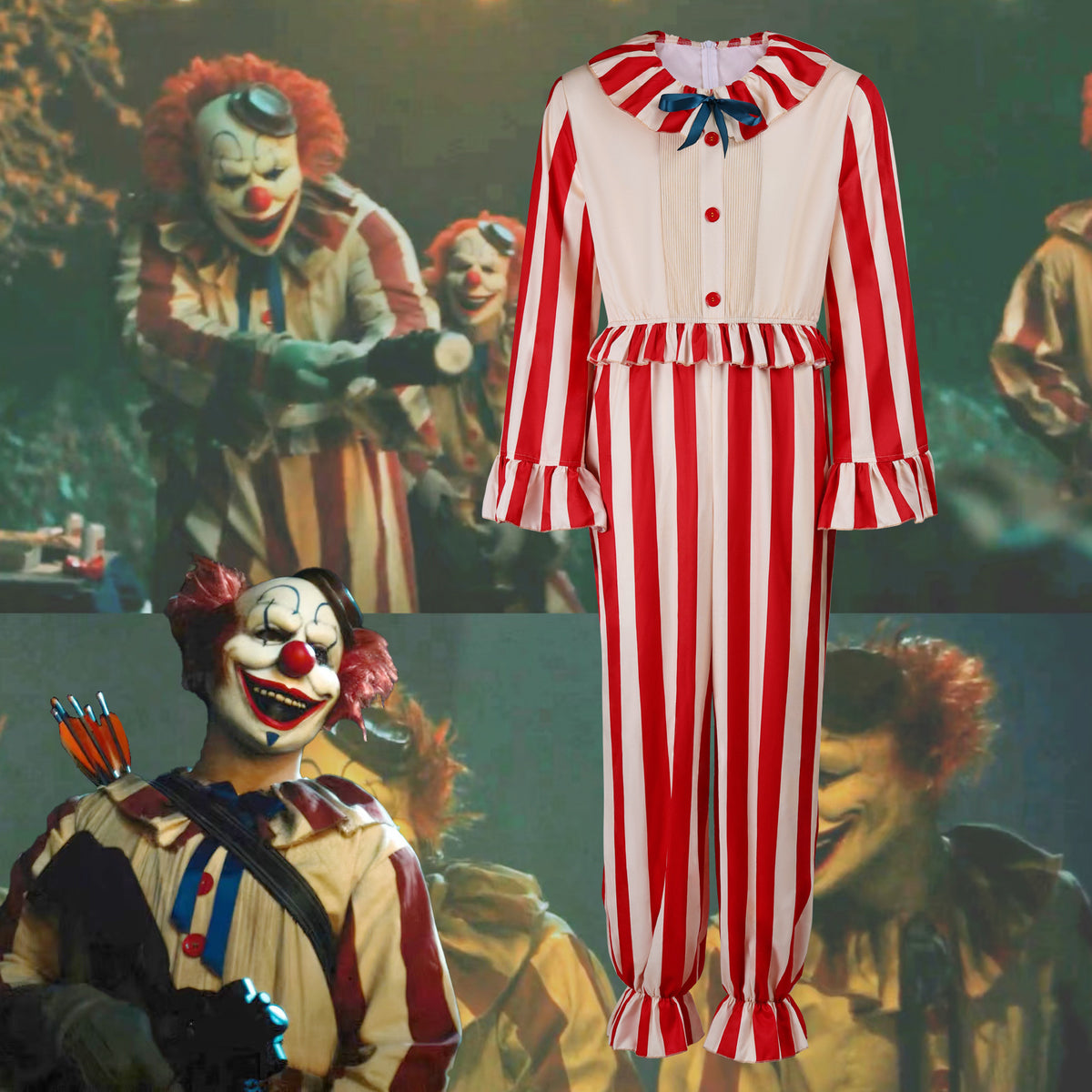 Halloween Clown Costume | Horror Cosplay, Party Outfit