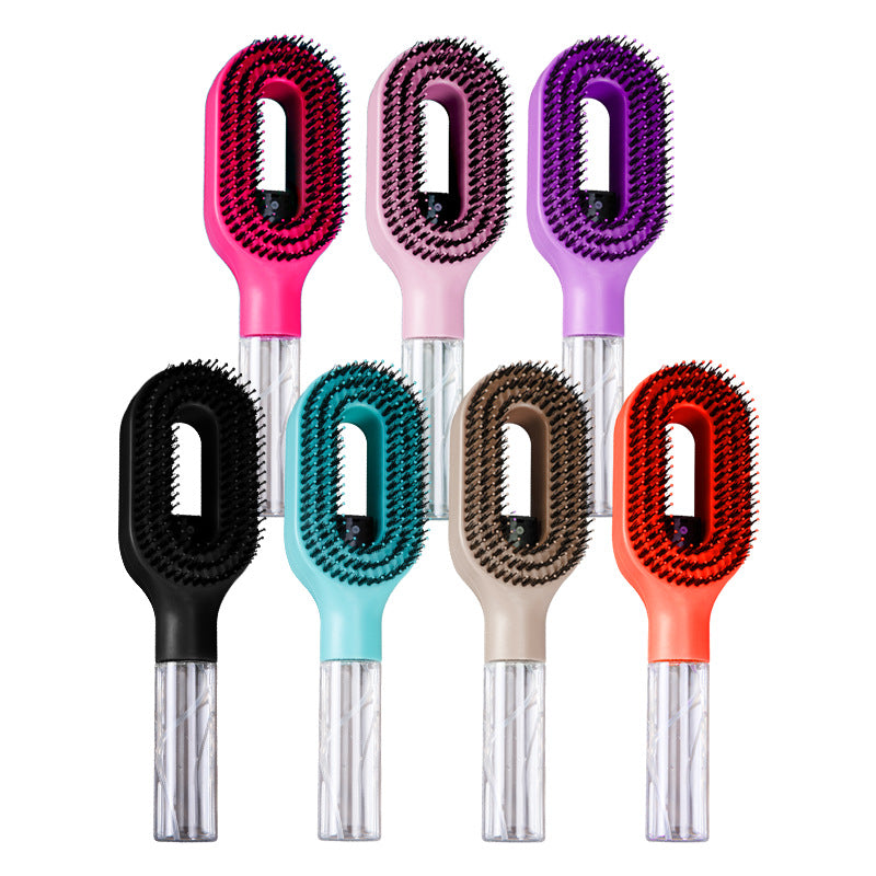 Multifunctional Hair Mist Spray Comb | Transparent Bottle