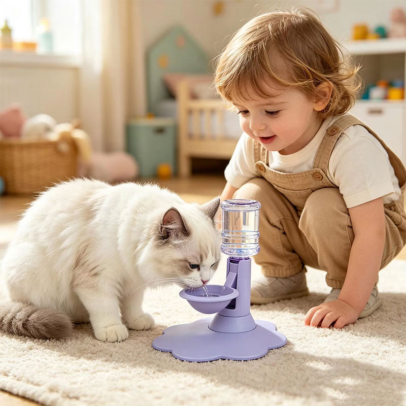 Gravity Cat Water Dispenser | No Electricity, Adjustable Height