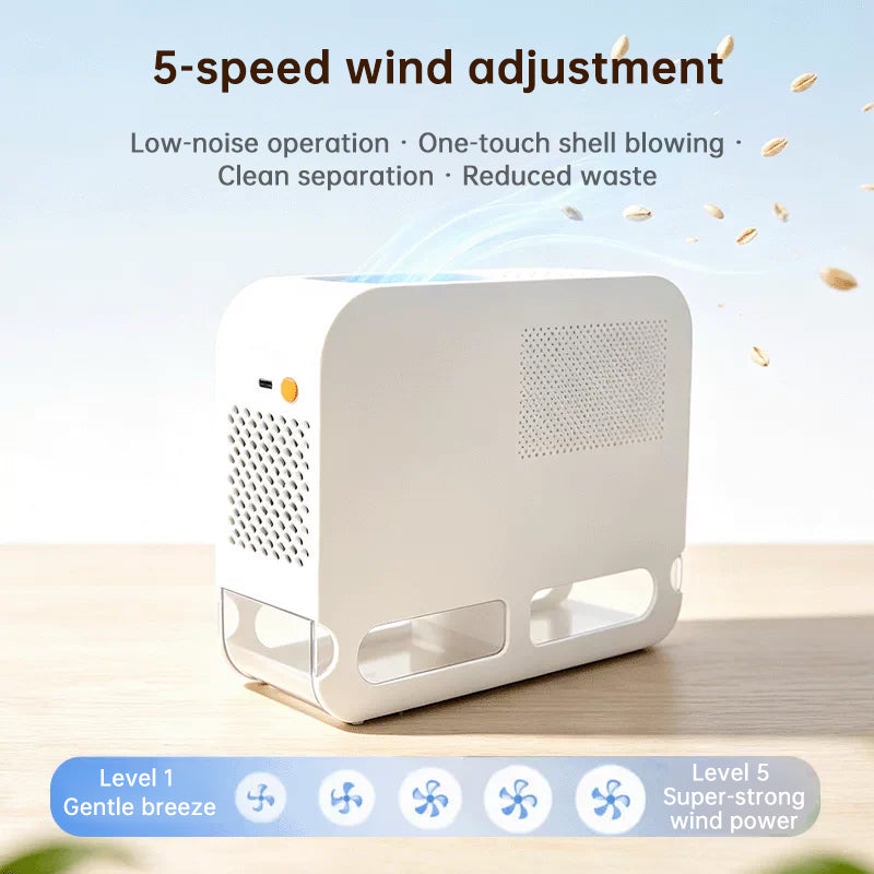 Electric Seed Shell Remover | Adjustable Speed, Easy Clean
