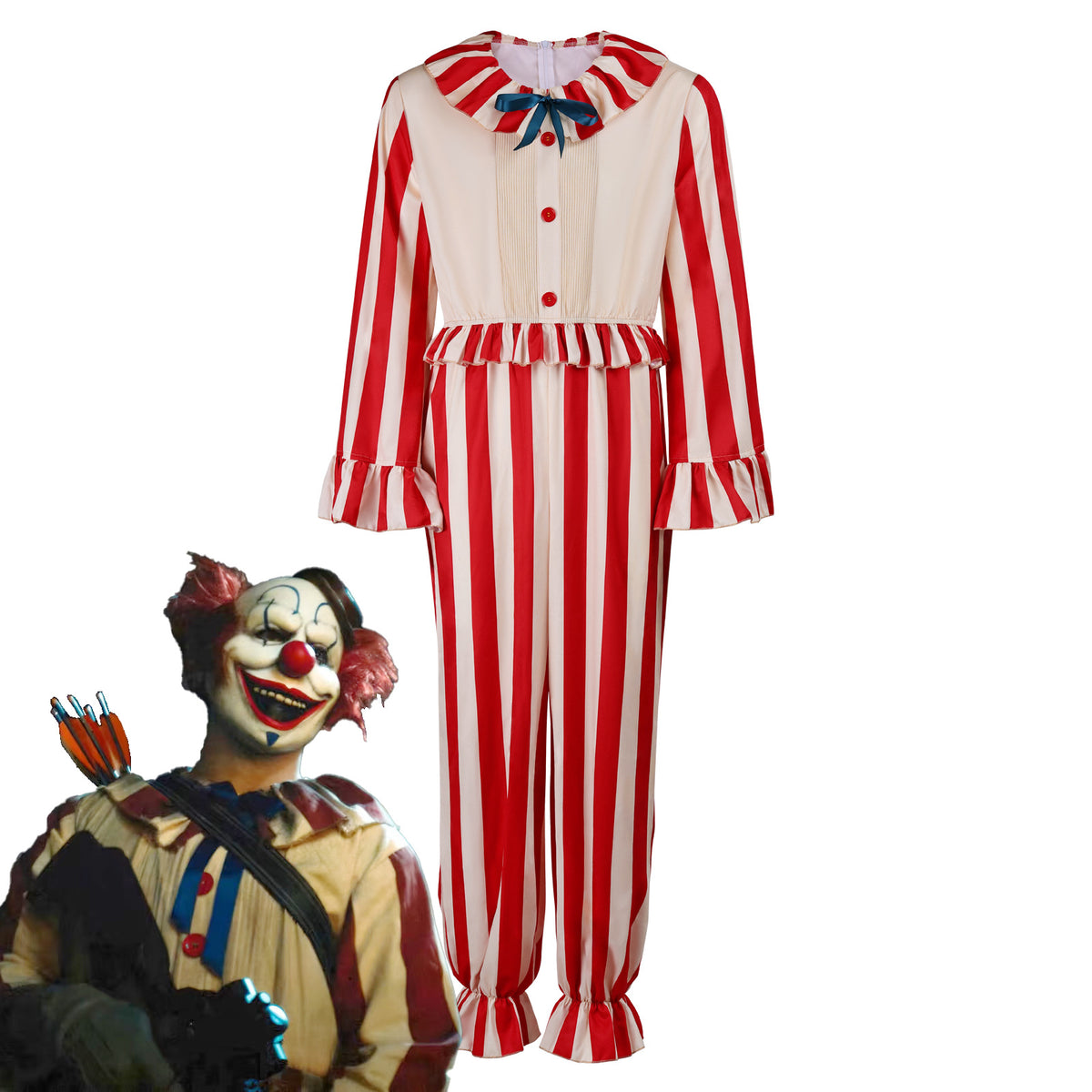 Halloween Clown Costume | Horror Cosplay, Party Outfit
