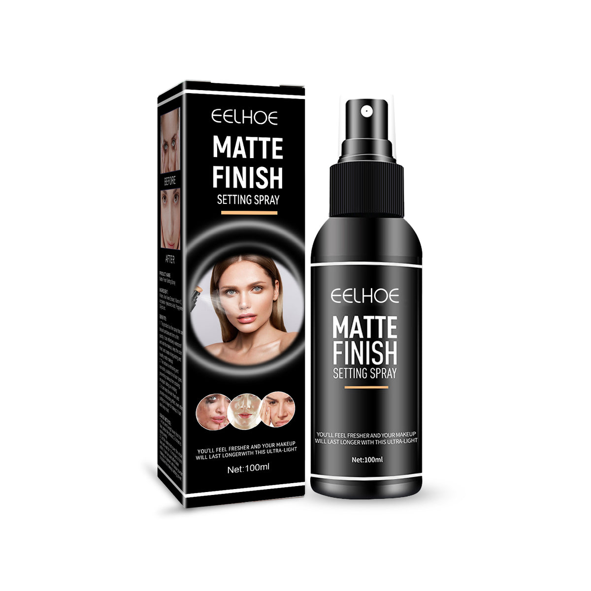 EELHOE Matte Setting Spray | Oil Control, Waterproof