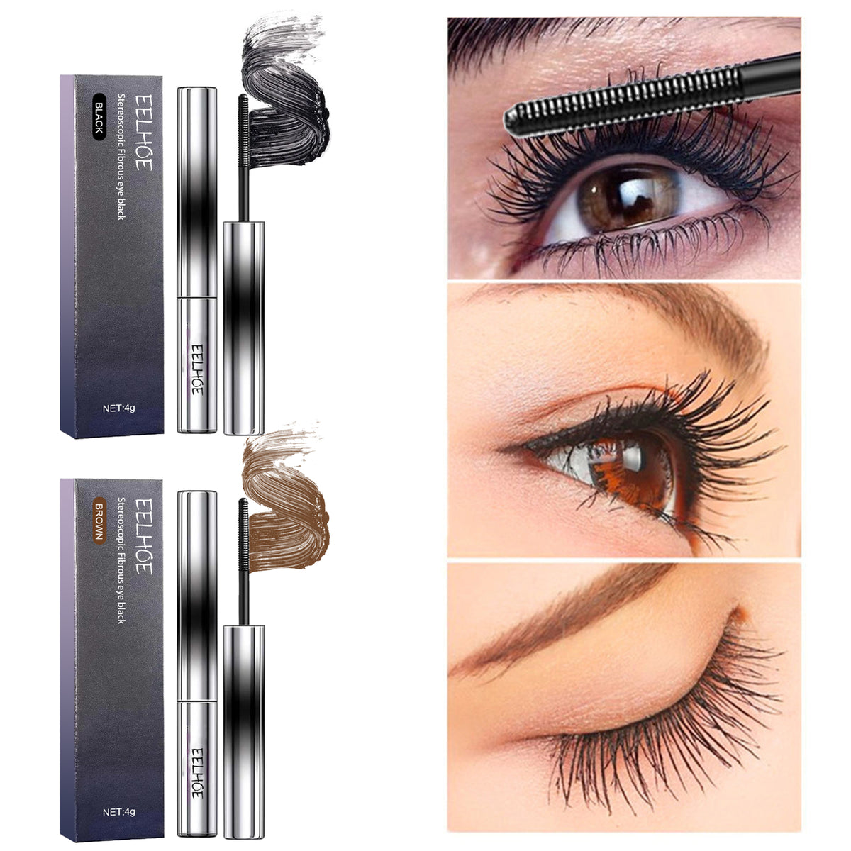EELHOE Curling Mascara | Voluminous, Smudge-Proof
